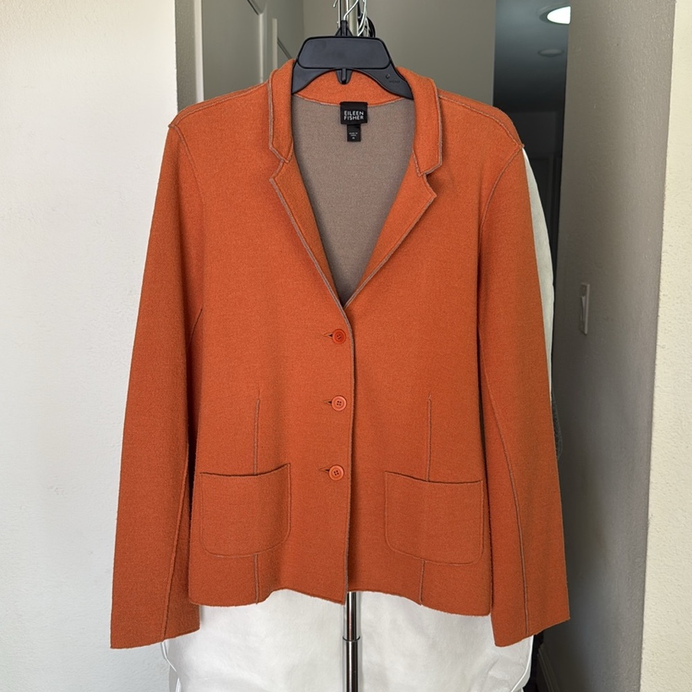 Eileen Fisher Blazer Style Sweater